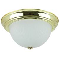 Sunlite 2 Lamp 60 watt 120 volt Polished Brass Light Fixture