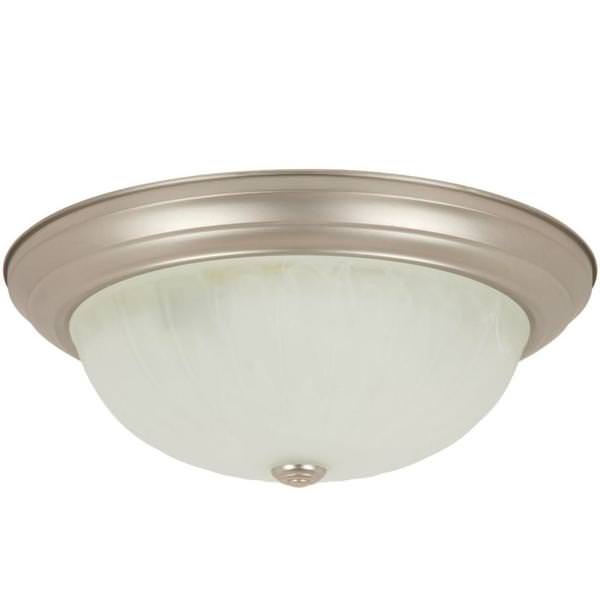 3 Lamp 60 watt 120 volt Brushed Nickel Light Fixture
