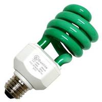 Sunlite 24 watt 120 volt Medium Screw Base Green CFL