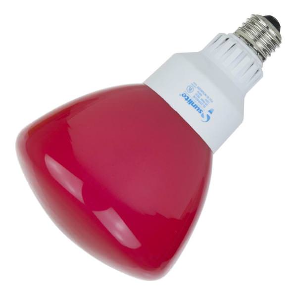 25 watt 120 volt Medium Screw (E26) R40 Red