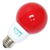 Sunlite 9 watt 120 volt G21 Medium Screw Base Red CFL