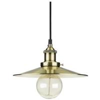 Sunlite 1 Light (Medium Screw Base) Antique Bronze Ceiling Canopy Pendant Light Fixture