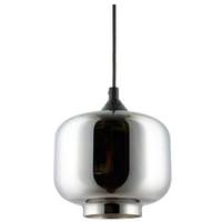 Sunlite 1 Lamp 60 watt 120 volt Brushed Nickel Tinted Glass Pendant Fixture