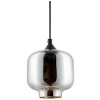 Sunlite 1 Lamp 60 watt 120 volt Brushed Nickel Tinted Glass Pendant Fixture