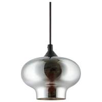 Sunlite 1 Lamp 60 watt 120 volt Brushed Nickel Tinted Glass Pendant Fixture