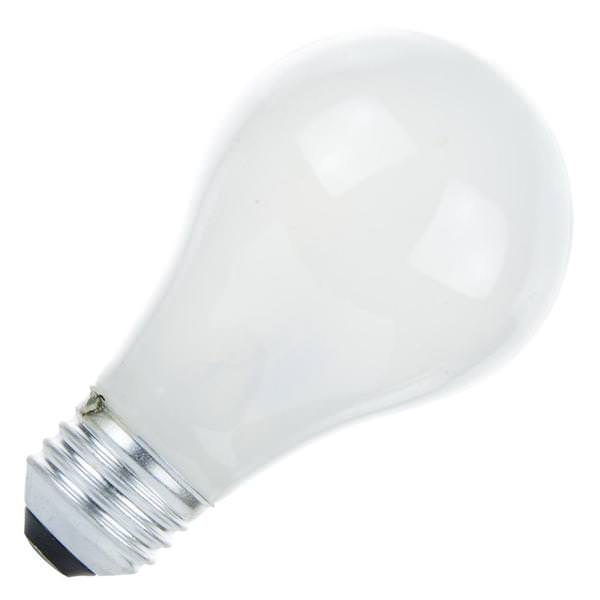42 watt 120 volt A19 Medium Screw 3200K Natural White Dimmable Halogen Light Bulb