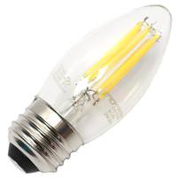 TCP 3 watt 120 volt B11 Medium Screw Base 2400K Warm White Clear Dimmable LED