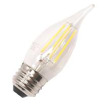 TCP 4 watt 120 volt F11 Medium Screw Base 2400K Warm White Clear Dimmable LED