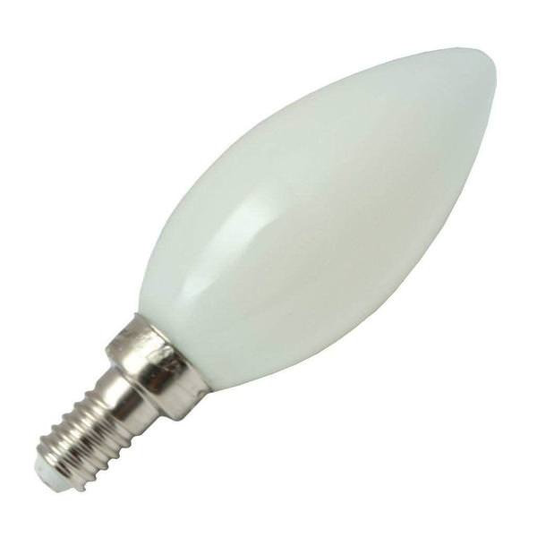 3 watt 120 volt B11 Candelabra Screw Base 2400K Warm White Frosted Dimmable LED