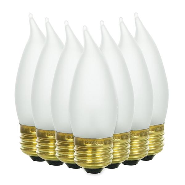 25 watt 120 volt CA10 Medium Screw Base 2600K Warm White (12 Pack)