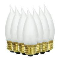 Sunlite 25 watt 120 volt CA10 Medium Screw Base 2600K Warm White (12 Pack)