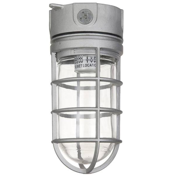 100 watt 120 volt A19 Metallic Vaporproof Fixture