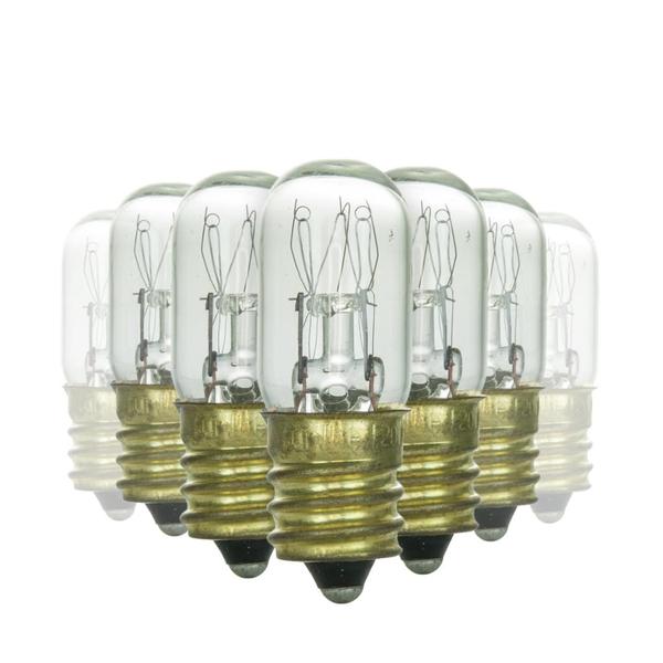 15 watt 120 volt T4 Candelabra Screw Base (10 Pack)