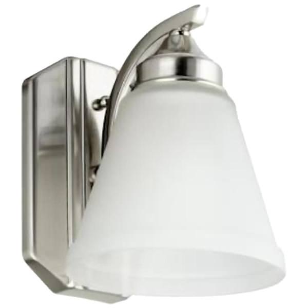 1 Light 100 watt 120 volt Brushed Nickel LED Wall Sconce