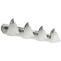 Sunlite 4 Light 100 watt 120 volt Brushed Nickel LED Wall Sconce