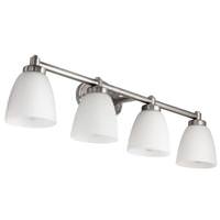 Sunlite 4 Light 100 watt 120 volt Brushed Nickel LED Wall Sconce