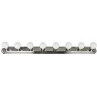 Sunlite 8 Light 60 watt 120 volt Chrome LED Wall Sconce