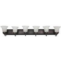 Sunlite 6 Light 60 watt 120 volt Dusted Brown LED Wall Sconce