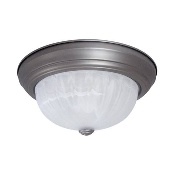2 Lamp 36 watt 120 volt Brushed Nickel Light Fixture
