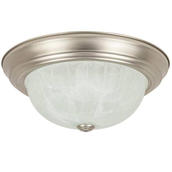 2 Lamp 18 watt 120 volt Brushed Nickel Light Fixture
