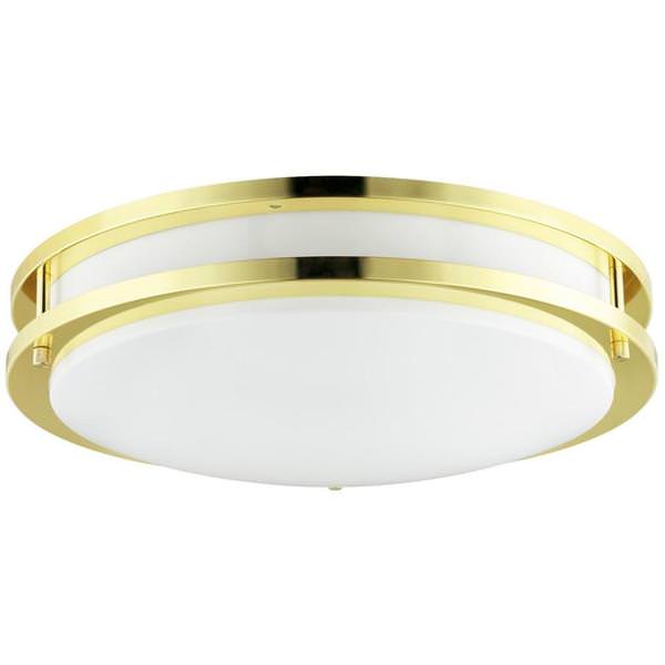 1 Lamp 23 watt 120 volt Polished Brass LED Fixture