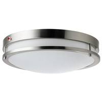 Sunlite 23 watt 120 volt 3000K Natural White Brushed Nickel LED Light Fixture