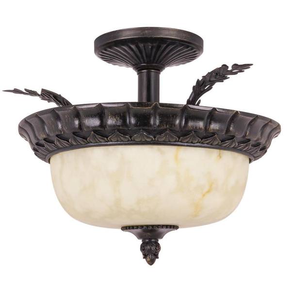 3 Lamp 60 watt 120 volt Weathered Bronze LED Light Fixture