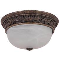 Sunlite 2 Lamp 60 watt 120 volt Antique Brown Light Fixture