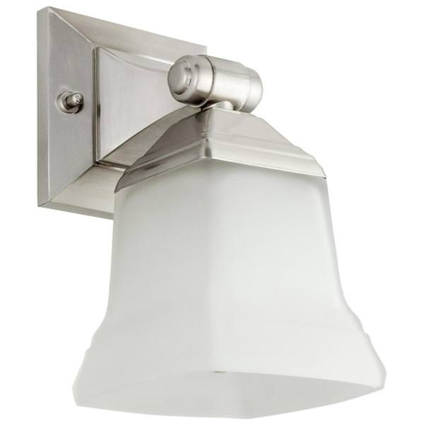 1 Light 100 watt 120 volt Brushed Nickel LED Wall Sconce