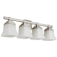 Sunlite 4 Light 100 watt 120 volt Brushed Nickel LED Wall Sconce