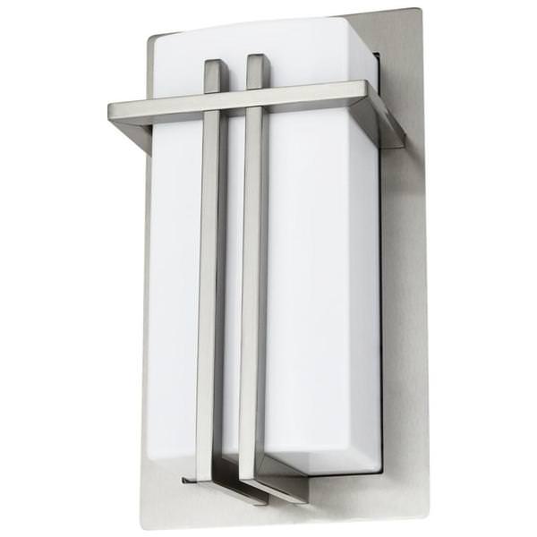 1 Lamp 60 watt 120 volt Brushed Nickel Wall Sconce Fixture