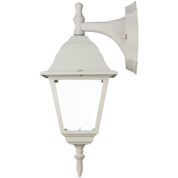 1 Lamp 60 watt 120 volt White Fixture