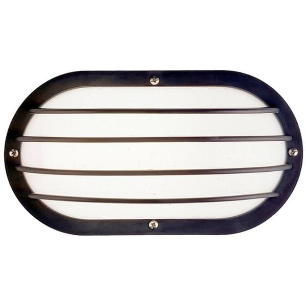 1 Lamp 60 watt 120 volt Black LED Wallpack Fixture