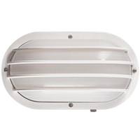 Sunlite 1 Lamp 60 watt 120 volt White LED Wallpack Fixture