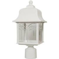 Sunlite 1 Lamp 60 watt 120 volt White Post Top Fixture