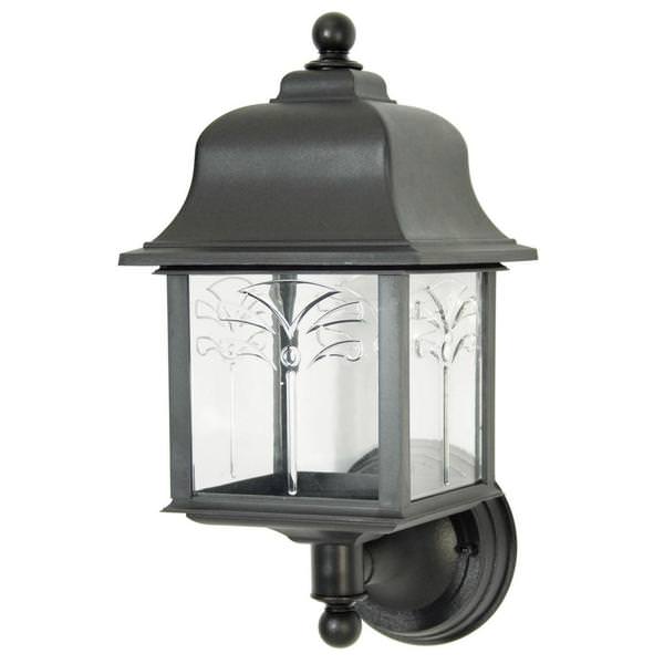 1 Lamp 60 watt 120 volt Black Fixture