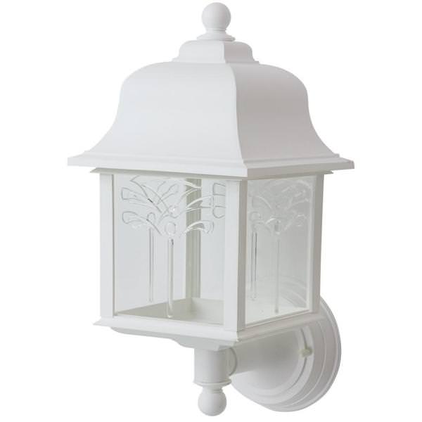 1 Lamp 60 watt 120 volt White Fixture