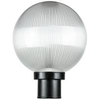 Sunlite 1 Lamp 100 watt 120 volt Medium Screw Black Clear Globe Post Top Fixture