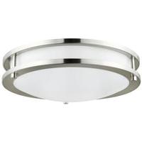 Sunlite 16" 28 watt 120 volt 4000K Cool White Brushed Nickel Finish Dimmable LED