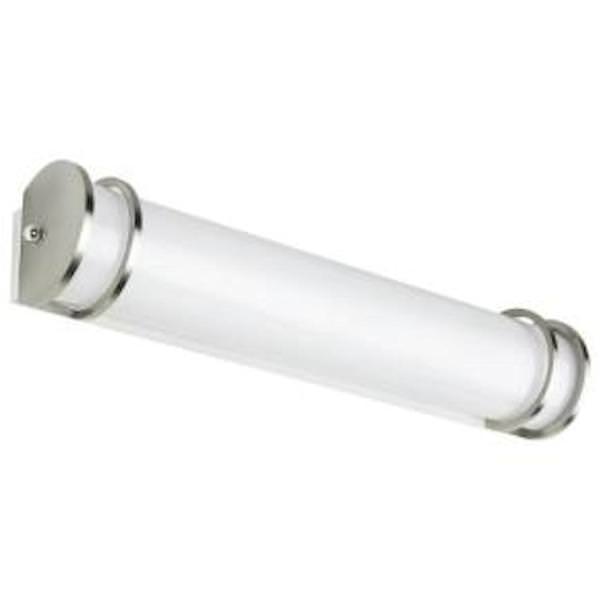 2' 1 Lamp Selectable wattage 100/277 volt CCT Selectable Brushed Nickel Dimmable LED Fixture