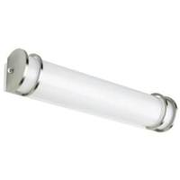 Sunlite 2' 1 Lamp Selectable wattage 100/277 volt CCT Selectable Brushed Nickel Dimmable LED Fixture