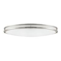 Sunlite 35 watt 100/277 volt CCT Selectable Brushed Nickel Indoor Oval LED Flush Mount Fixture