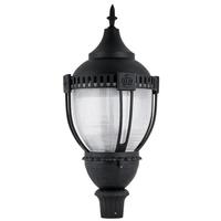 Sunlite Selectable watt 120/277 volt Black CCT Selectable LED Post Top Fixture