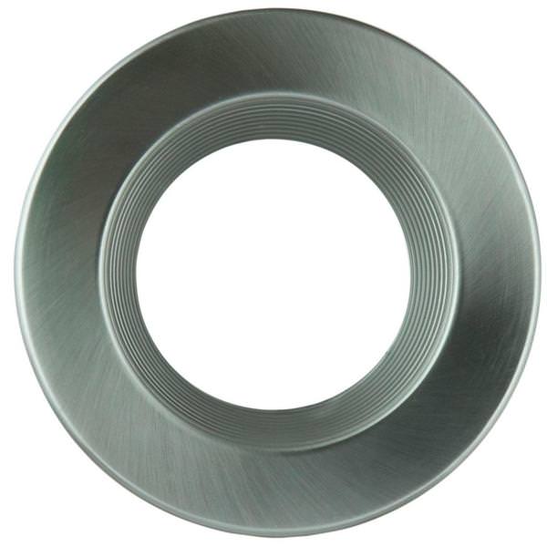 4" Brushed Nickel Downlight Trim