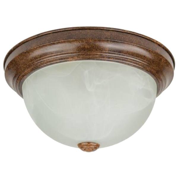 1 Light 17 watt 120 volt 3000K Natural White Distressed Brown Dimmable LED