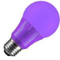 Sunlite 3 watt 120 volt A19 Medium Screw Base Purple LED