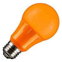 Sunlite 3 watt 120 volt A19 Medium Screw Base Orange LED