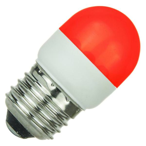 1 watt 120 volt T10 Indicator Medium Screw (E26) Base Red LED