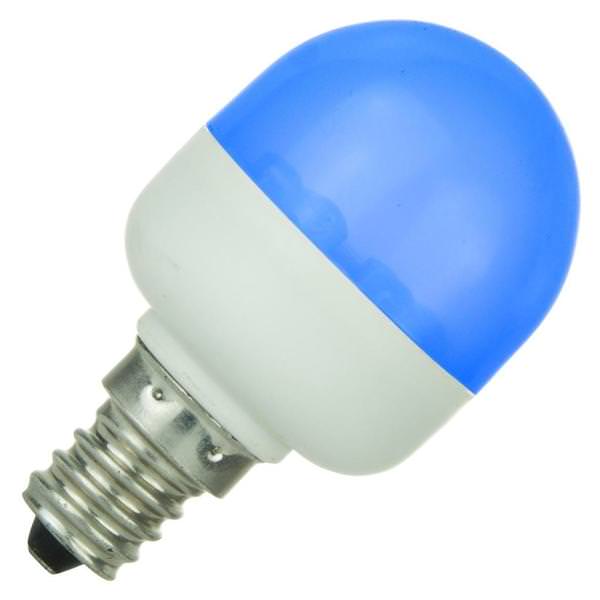 .5 watt 120 volt T10 Indicator Candelabra Screw (E12) Base Blue LED