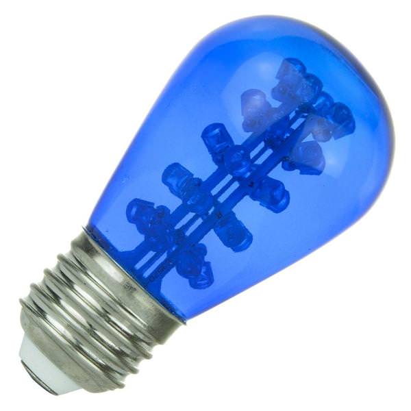 1.7 watt 120 volt S14 Medium Screw Base Blue LED